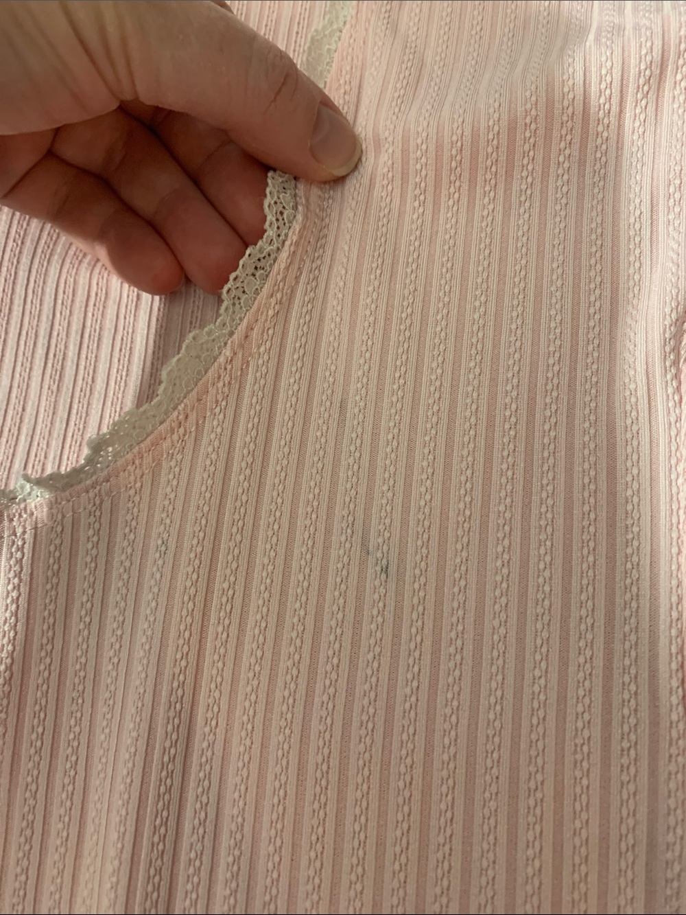 Ribbed Baby Pink Midi Dress - Picture 10 of 10